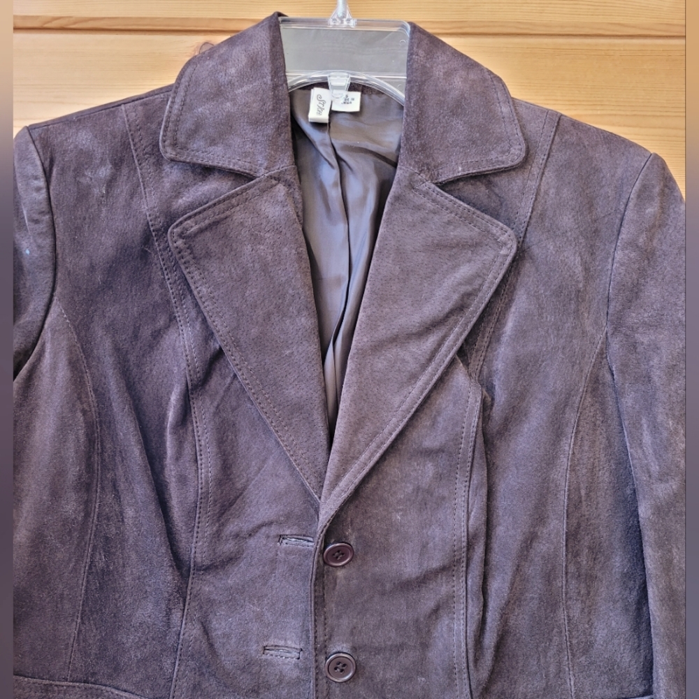 Brown Suede Jacket, Small